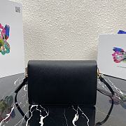 PRADA | Black Saffiano Mini Bag - 1BP020 - 20 x 12 x 4 cm - 2