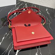 PRADA | Red Saffiano Mini Bag - 1BP020 - 20 x 12 x 4 cm - 2