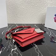 PRADA | Red Saffiano Mini Bag - 1BP020 - 20 x 12 x 4 cm - 3
