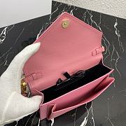 PRADA | Pink Saffiano Mini Bag - 1BP020 - 20 x 12 x 4 cm - 6