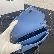 PRADA | Blue Saffiano Mini Bag - 1BP020 - 20 x 12 x 4 cm - 5