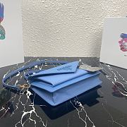 PRADA | Blue Saffiano Mini Bag - 1BP020 - 20 x 12 x 4 cm - 2