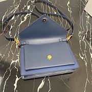 PRADA | Dark Blue Saffiano Mini Bag - 1BP020 - 20 x 12 x 4 cm - 5