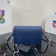 PRADA | Dark Blue Saffiano Mini Bag - 1BP020 - 20 x 12 x 4 cm - 2