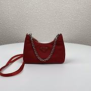 Prada | Re-Edition nylon mini red bag - 1TT122 - 15 x 11 x 4 cm  - 1