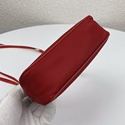 Prada | Re-Edition nylon mini red bag - 1TT122 - 15 x 11 x 4 cm  - 3