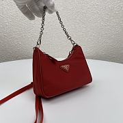 Prada | Re-Edition nylon mini red bag - 1TT122 - 15 x 11 x 4 cm  - 6