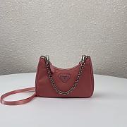 Prada | Re-Edition nylon mini pink bag - 1TT122 - 15 x 11 x 4 cm  - 1