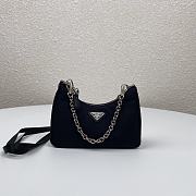Prada | Re-Edition nylon mini black bag - 1TT122 - 15 x 11 x 4 cm  - 1