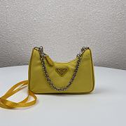 Prada | Re-Edition nylon mini yellow bag - 1TT122 - 15 x 11 x 4 cm  - 1