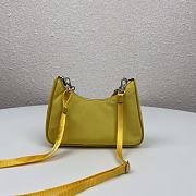 Prada | Re-Edition nylon mini yellow bag - 1TT122 - 15 x 11 x 4 cm  - 2
