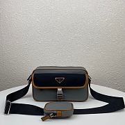 PRADA | Nylon Cross-Body Grey Bag - 2VH074 - 25 x 15 x 8 cm - 1