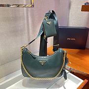 Prada Re-edition 2005 Saffiano Dark Green - 1BH204 - 23x17x6.5cm - 1