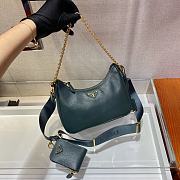 Prada Re-edition 2005 Saffiano Dark Green - 1BH204 - 23x17x6.5cm - 4