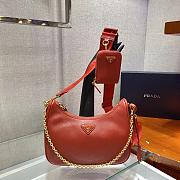 Prada Re-edition 2005 Saffiano Red - 1BH204 - 23x17x6.5cm - 1