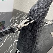 PRADA |Black Hobo Bag - 1BC132 - 26 x 21 x 9.5 cm - 2