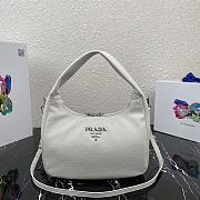 PRADA | White Hobo Bag - 1BC132 - 26 x 21 x 9.5 cm - 1