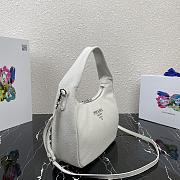 PRADA | White Hobo Bag - 1BC132 - 26 x 21 x 9.5 cm - 5