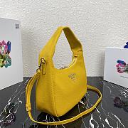 PRADA | Yellow Hobo Bag - 1BC132 - 26 x 21 x 9.5 cm - 2