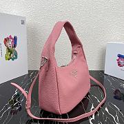 PRADA | Pink Hobo Bag - 1BC132 - 26 x 21 x 9.5 cm - 3