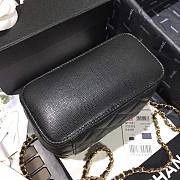 CHANEL | Cosmetic Black Bag - AS1341 - 16 × 8 × 10cm - 4