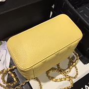 CHANEL | Cosmetic Yellow Bag - AS1341 - 16 × 8 × 10cm - 2