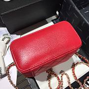 CHANEL | Cosmetic Red Bag - AS1341 - 16 × 8 × 10cm - 3