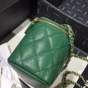 CHANEL | Cosmetic Green Bag - AS1341 - 16 × 8 × 10cm - 3
