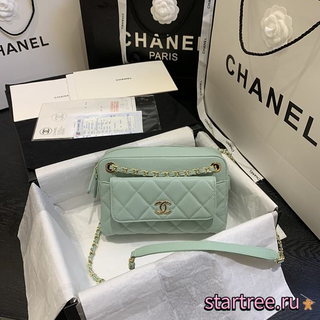 CHANEL | Camera Case With Extra Mint Clutch - AS1367 - 22 x 15 x 6 cm - 1