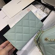 CHANEL | Camera Case With Extra Mint Clutch - AS1367 - 22 x 15 x 6 cm - 5