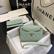 CHANEL | Camera Case With Extra Mint Clutch - AS1367 - 22 x 15 x 6 cm - 4