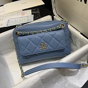 CHANEL | Camera Case With Extra Blue Clutch - AS1367 - 22 x 15 x 6 cm - 4