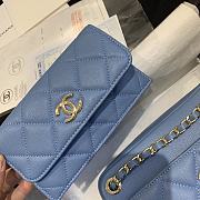 CHANEL | Camera Case With Extra Blue Clutch - AS1367 - 22 x 15 x 6 cm - 2