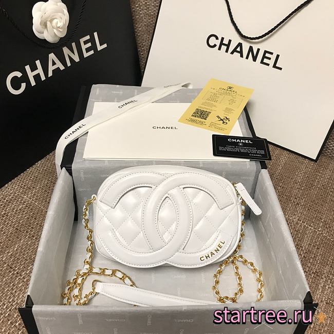 Chanel | CC Timeless Camera White Bag - AS1757 - 13 x 20 x 5 cm - 1
