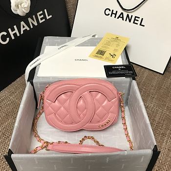 Chanel | CC Timeless Camera Pink Bag - AS1757 - 13 x 20 x 5 cm