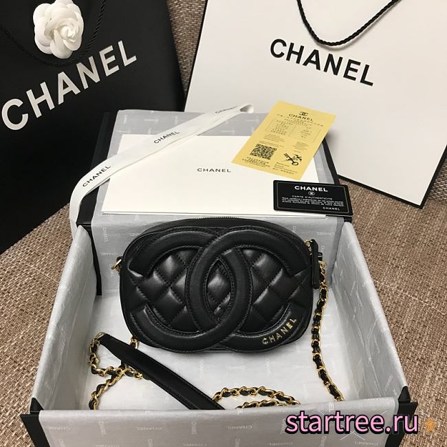 Chanel | CC Timeless Camera Black Bag - AS1757 - 13 x 20 x 5 cm - 1