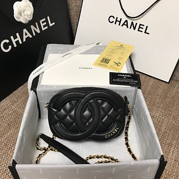 Chanel | CC Timeless Camera Black Bag - AS1757 - 13 x 20 x 5 cm