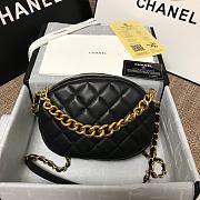 Chanel | Black Lambskin Studded Logo Camera Case - AS1511 - 13 x 20 x 5 cm - 3