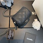 Chanel | Mini Quilted Leather Crossbody Black Bag - AS1169 - 11x7x11cm - 2