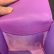 Chanel | Mini Quilted Leather Crossbody Purple Bag - AS1169 - 11x7x11cm - 2