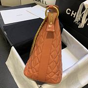 Chanel | State Of The Art Hobo Apricot Bag - AS0845 - 21 x 24 x 14 cm - 5