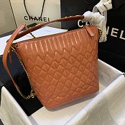 Chanel | State Of The Art Hobo Apricot Bag - AS0845 - 21 x 24 x 14 cm - 3