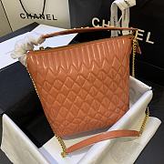 Chanel | State Of The Art Hobo Apricot Bag - AS0845 - 21 x 24 x 14 cm - 2