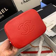 Chanel | Small Lambskin Hobo Red Bag - AS1745 - 15 x 15 x 12 cm - 5