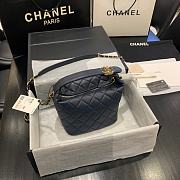 Chanel | Small Lambskin Hobo Dark Blue Bag - AS1745 - 15 x 15 x 12 cm - 1