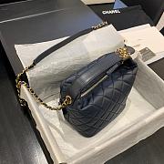 Chanel | Small Lambskin Hobo Dark Blue Bag - AS1745 - 15 x 15 x 12 cm - 6