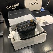 Chanel | Small Lambskin Hobo Black Bag - AS1745 - 15 x 15 x 12 cm - 1