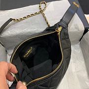 Chanel | Small Lambskin Hobo Black Bag - AS1745 - 15 x 15 x 12 cm - 6