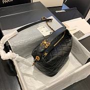Chanel | Small Lambskin Hobo Black Bag - AS1745 - 15 x 15 x 12 cm - 4