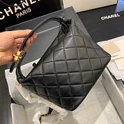 Chanel | Small Lambskin Hobo Black Bag - AS1745 - 15 x 15 x 12 cm - 3